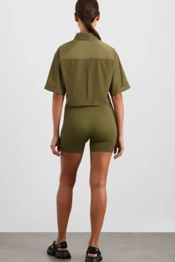 Cropped Spray Shirt 441