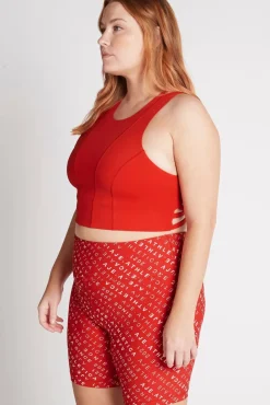 Cross Back Crop Top 316