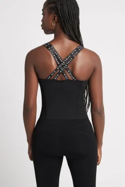 Cross Back Logotape Tank 123