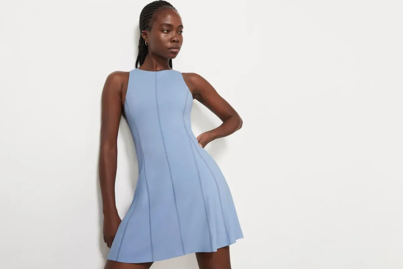 Cross Back Tennis Mini Dress 805