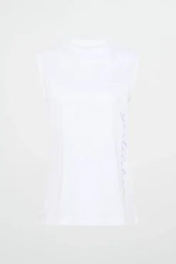 Cursive Logo Longline Tank 101