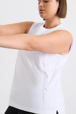 Cursive Logo Longline Tank 101