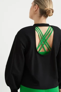 Cut Out Back Crew Jumper 417