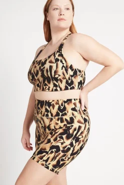 Cut Out Cross Back Sports Bra 314