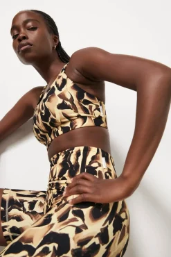 Cut Out Cross Back Sports Bra 314