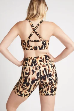 Cut Out Cross Back Sports Bra 314