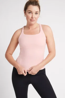 Cut Out Cross Back Tank Top 125