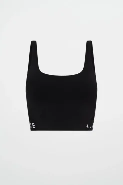 Cut Out Elastic Sports Bra 337