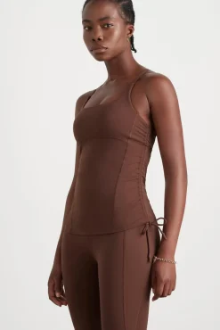 Drawcord Racerback Tank 128