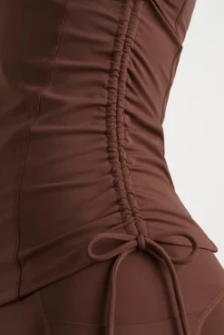 Drawcord Racerback Tank 128