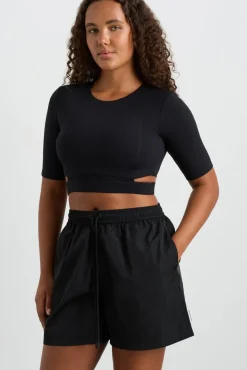 Elasticated Cut Out Tee 195