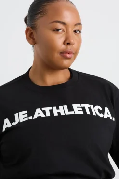 Elasticated Logo Crop Tee 105