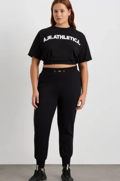 Elasticated Logo Crop Tee 105