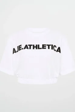 Elasticated Logo Crop Tee 105