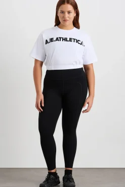 Elasticated Logo Crop Tee 105