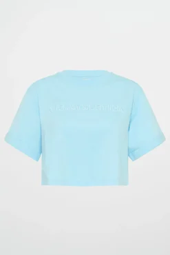 Embossed Crop Tee 105