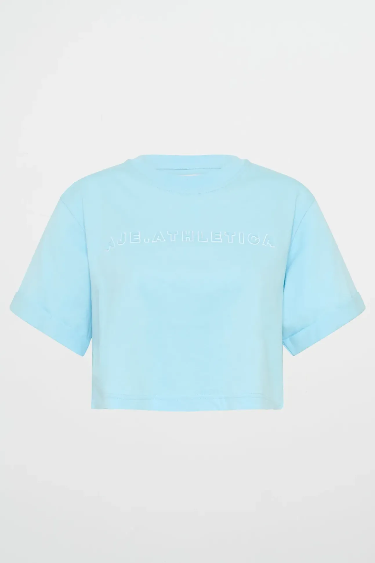 Embossed Crop Tee 105