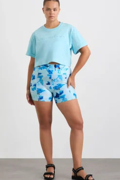 Embossed Crop Tee 105