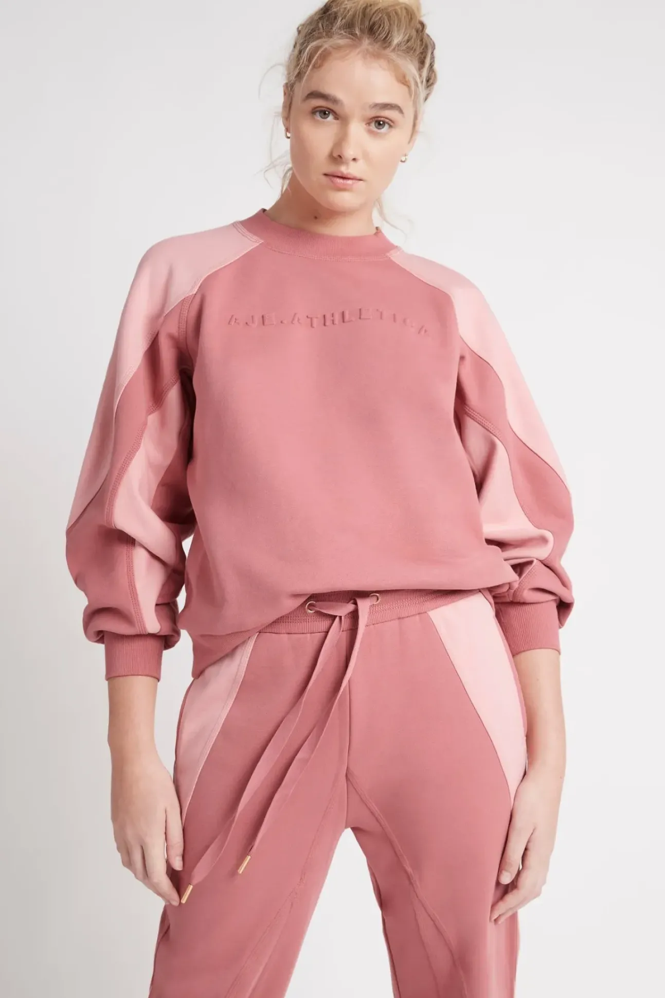 Embossed Signature Logo Crew Jumper 410