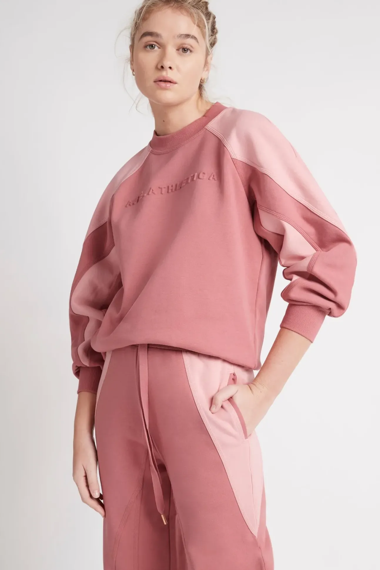 Embossed Signature Logo Crew Jumper 410