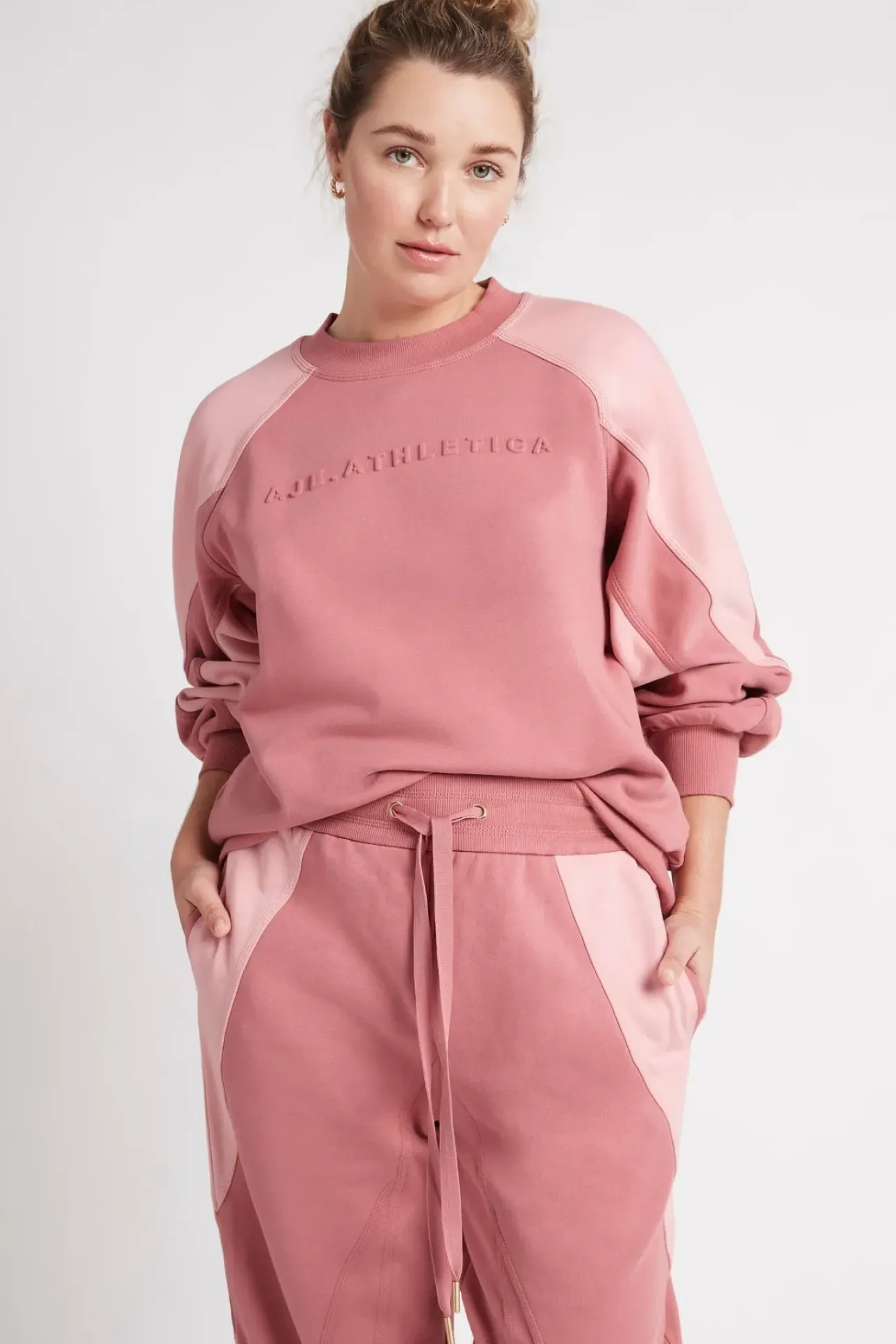 Embossed Signature Logo Crew Jumper 410