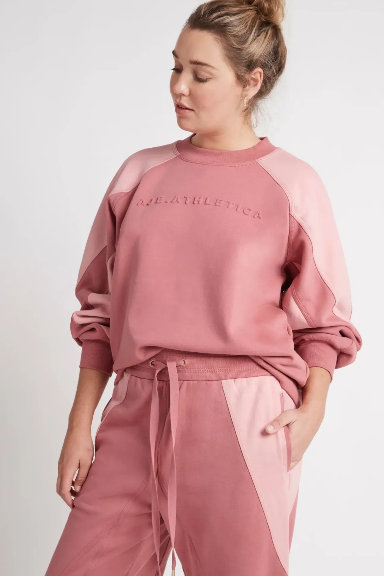 Embossed Signature Logo Crew Jumper 410