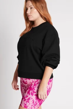 Embossed Signature Logo Crew Jumper 414