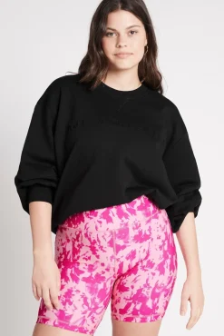 Embossed Signature Logo Crew Jumper 414