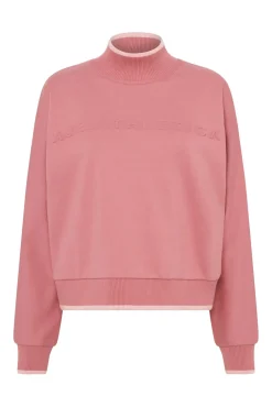 Embossed Signature Logo Funnel Neck Jumper 412