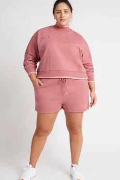 Embossed Signature Logo Funnel Neck Jumper 412