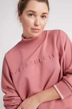 Embossed Signature Logo Funnel Neck Jumper 412