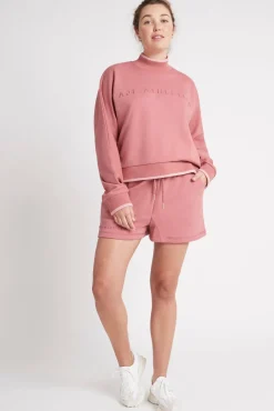 Embossed Signature Logo Funnel Neck Jumper 412