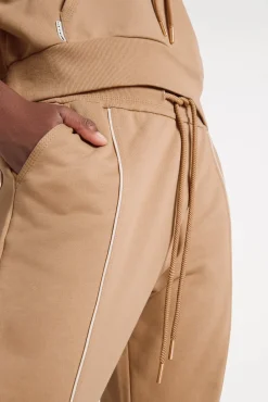 Fleece Contrast Piping Trackpants 504