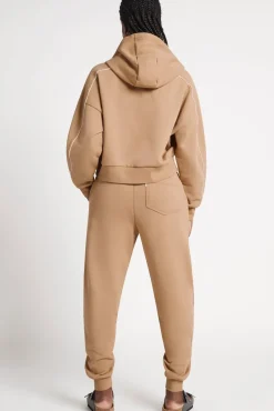 Fleece Contrast Piping Trackpants 504