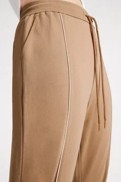 Fleece Contrast Piping Trackpants 504