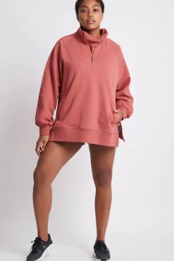 Funnel Neck Fleece Jumper 004
