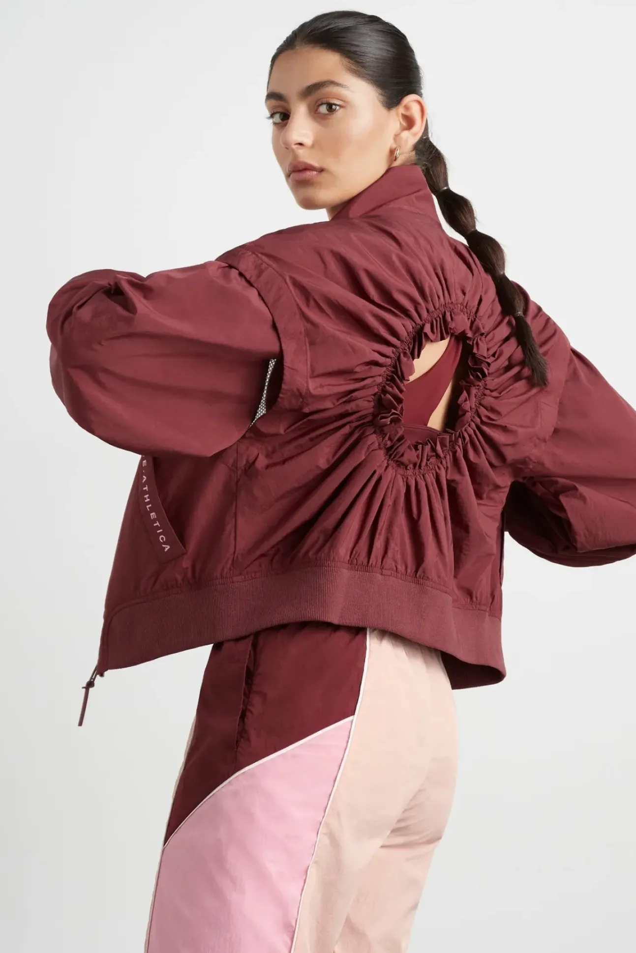 Gathered Cut Out Jacket 737