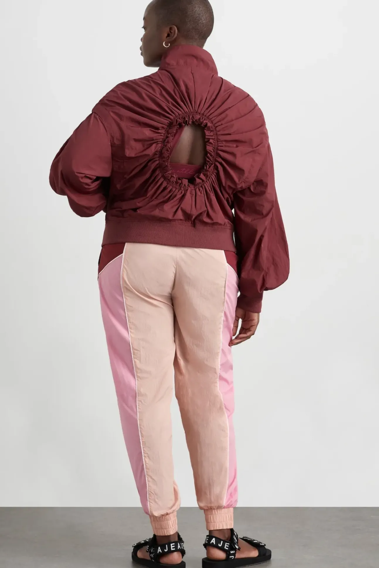 Gathered Cut Out Jacket 737