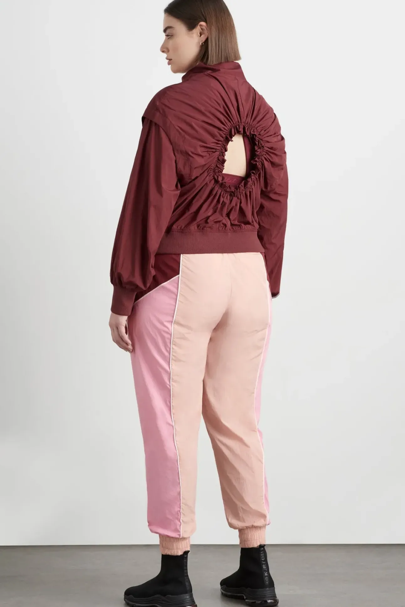 Gathered Cut Out Jacket 737