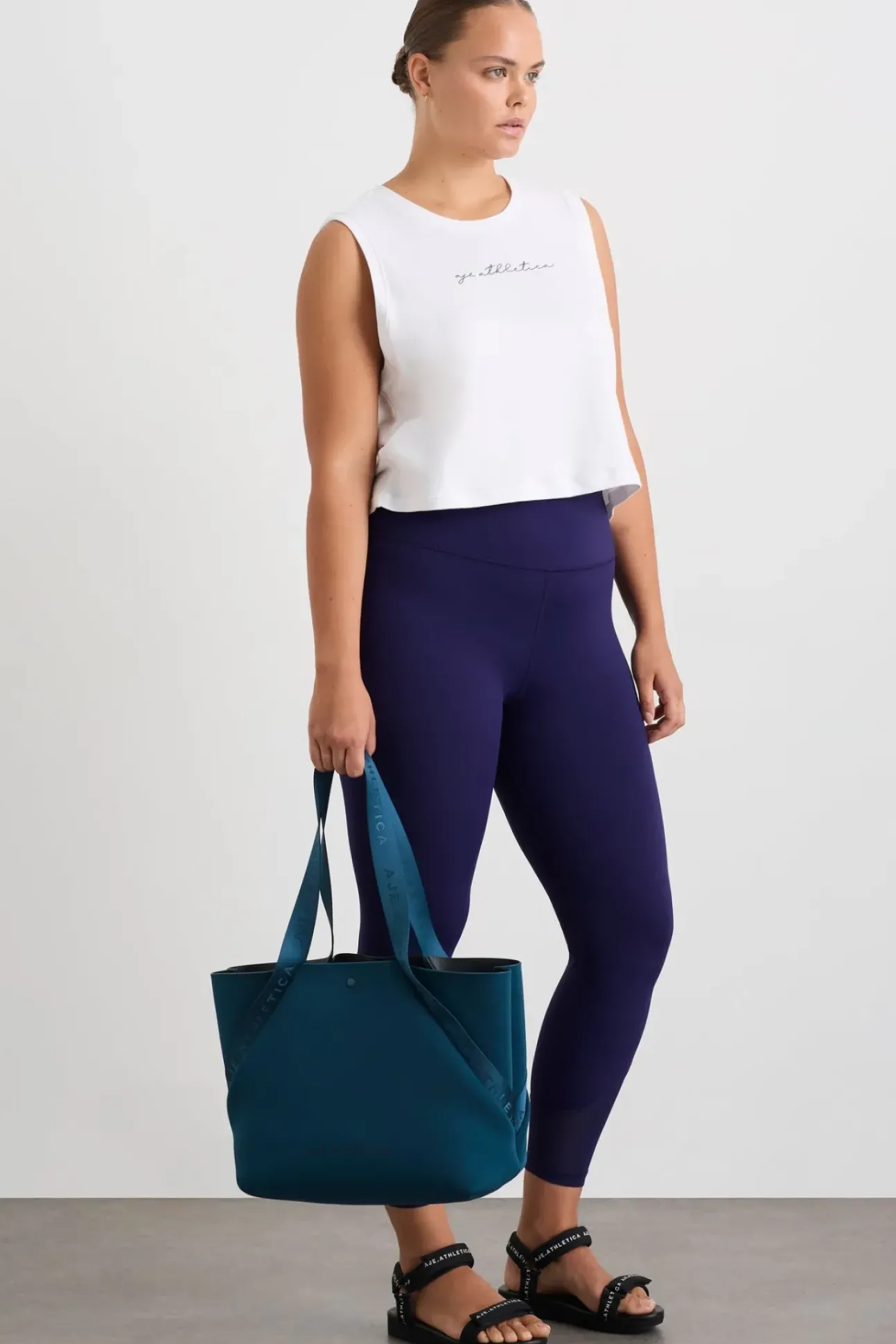 Gathered Keyhole Crop Tank 145