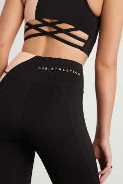 High Rise Colour Block 7/8 Legging 226