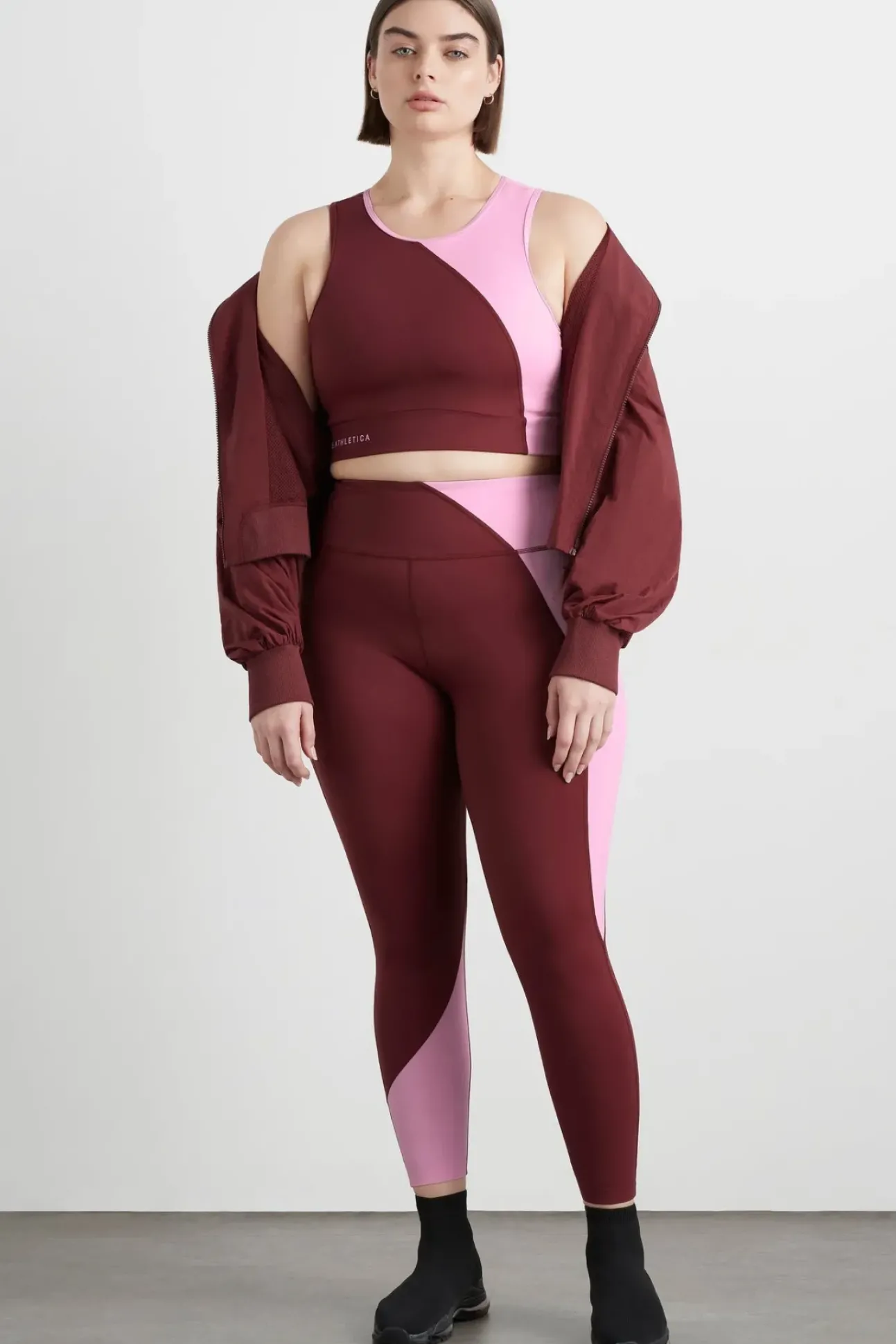High Rise Colour Block 7/8 Legging 226