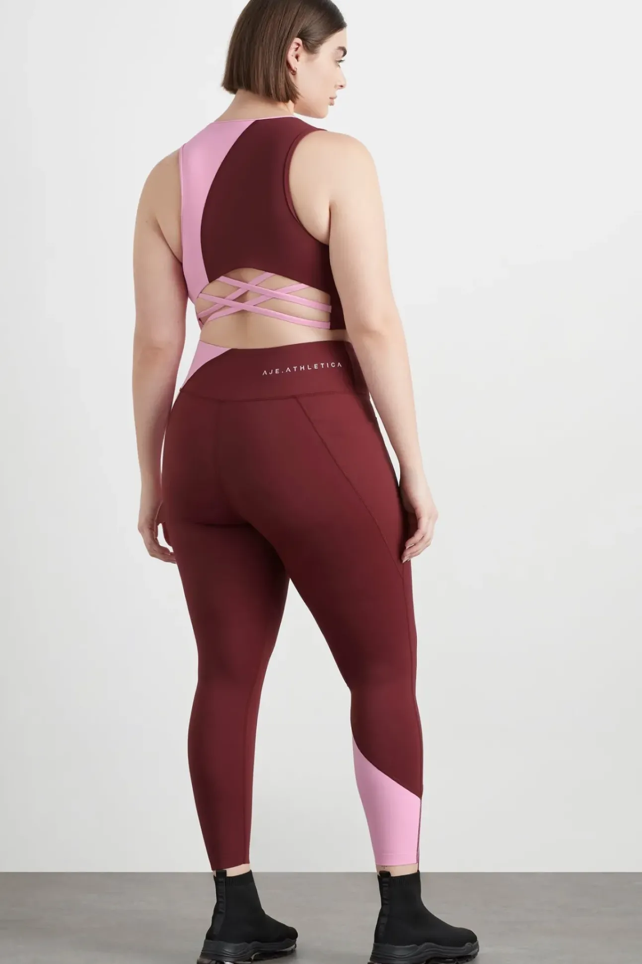 High Rise Colour Block 7/8 Legging 226