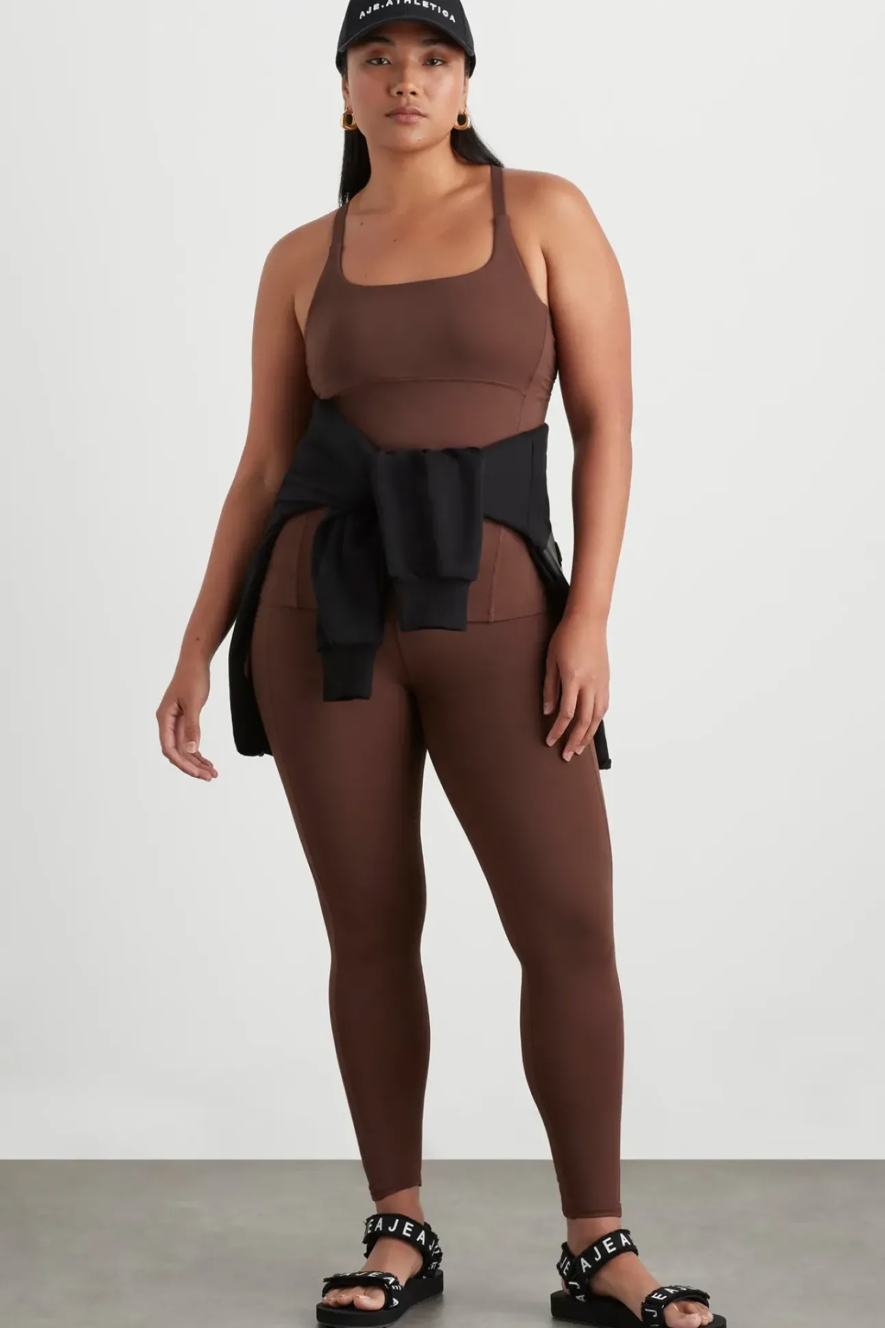 High Rise Drawstring Full Length Legging 225