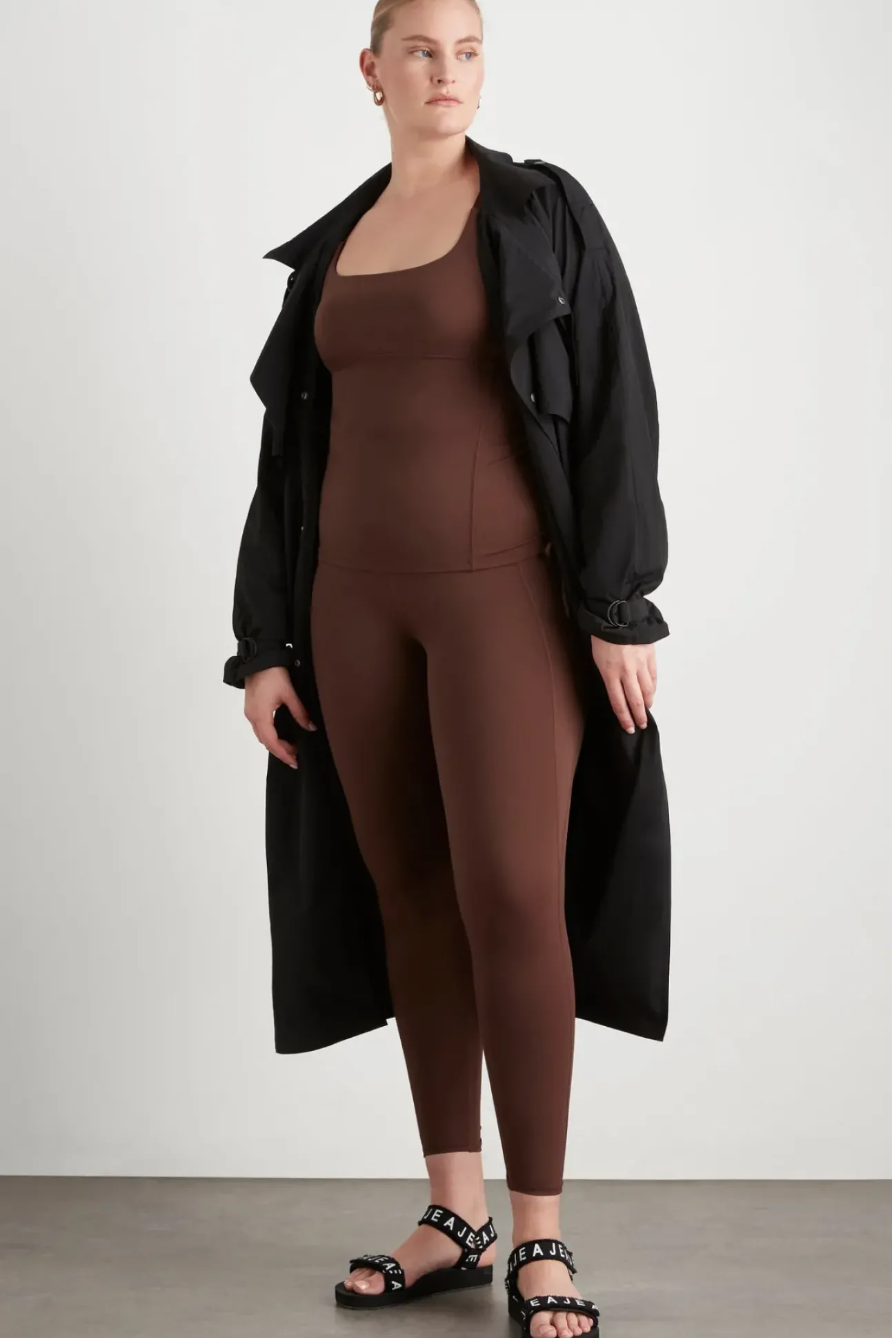 High Rise Drawstring Full Length Legging 225