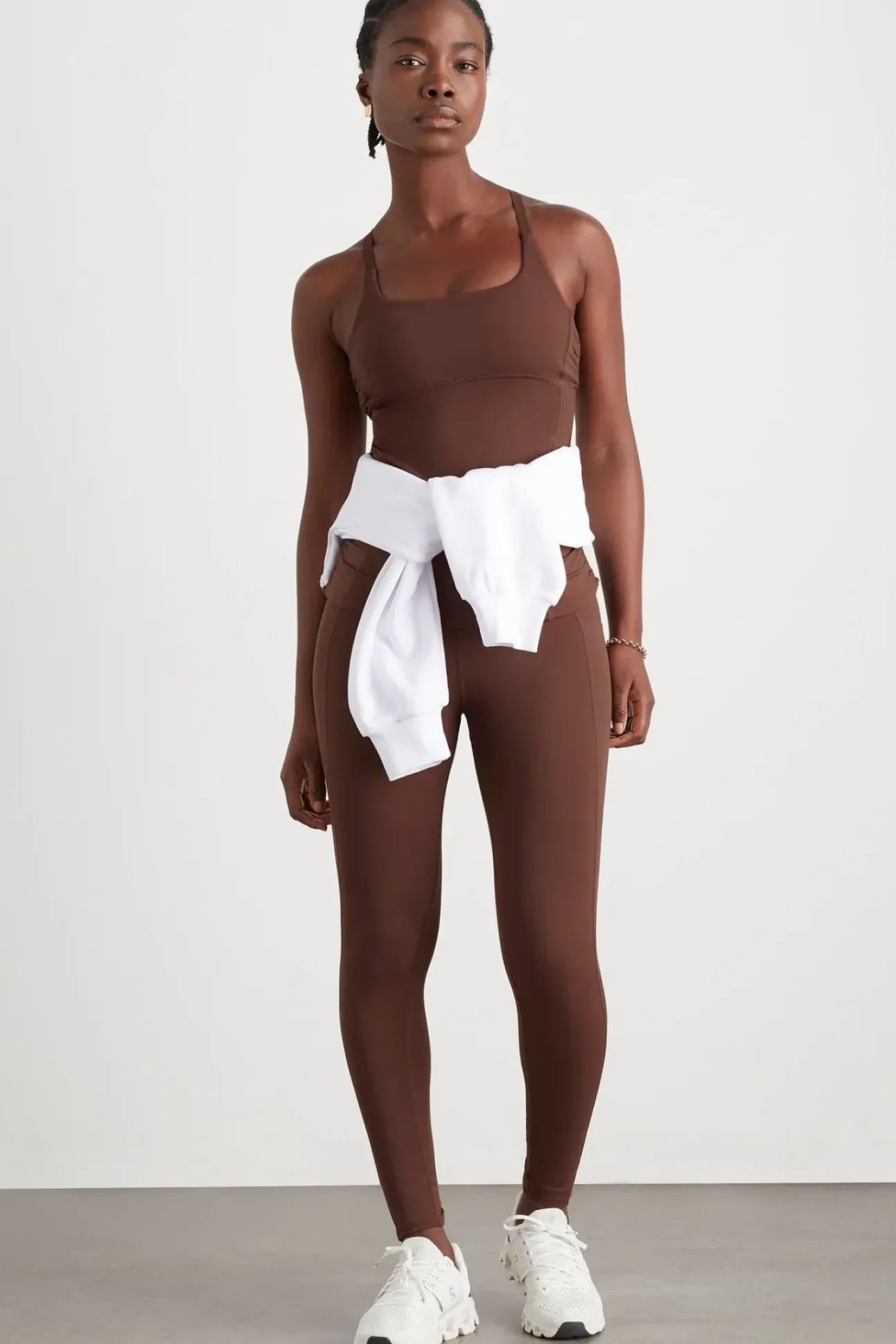 High Rise Drawstring Full Length Legging 225