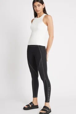 High Rise Full Length Panelled Legging 020