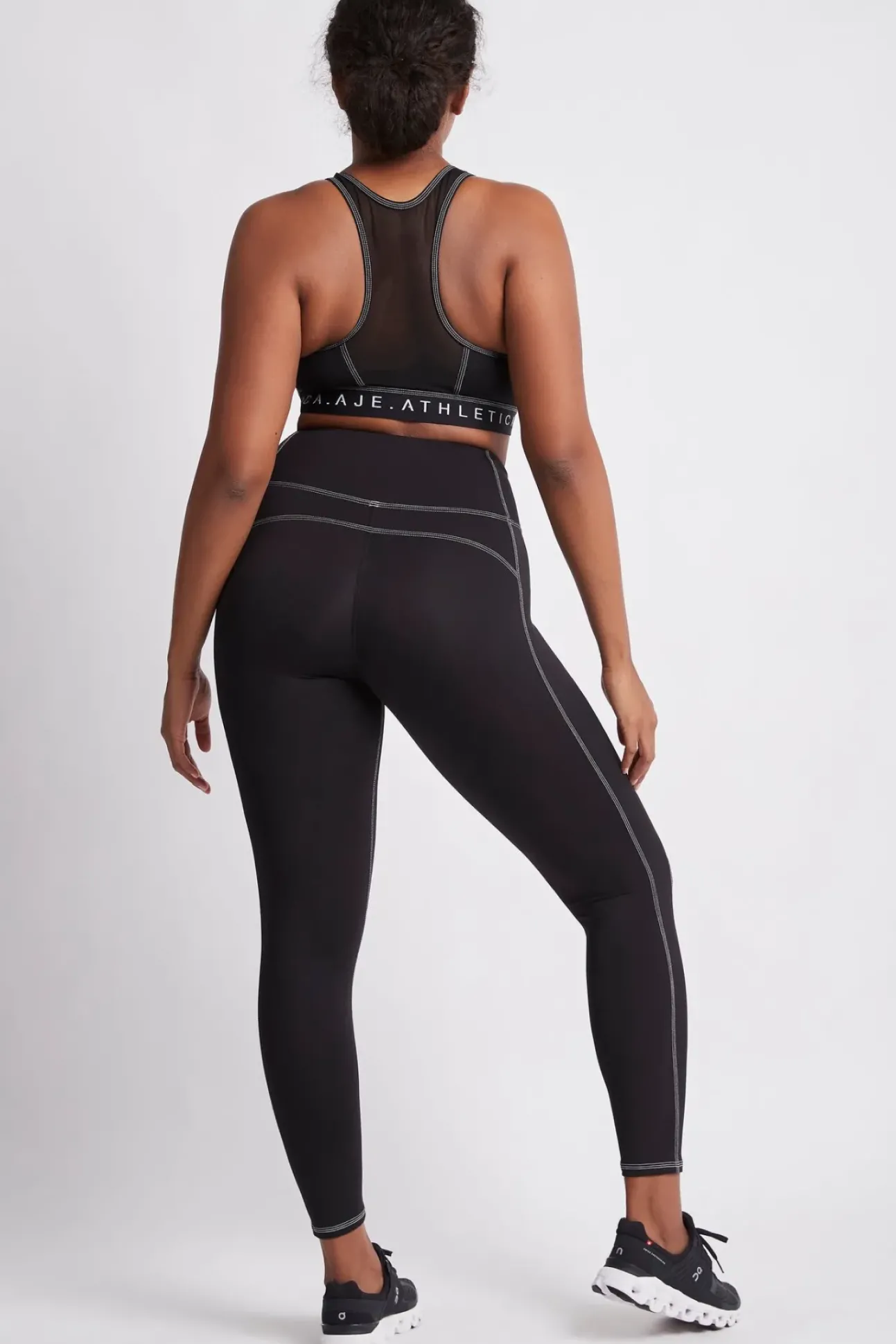 High Rise Full Length Panelled Legging 020