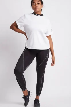 High Rise Full Length Panelled Legging 020