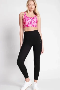 High Rise Full Length Zip Rib Legging 216